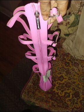 Cape Robbin Fuchsia Gladiator trappy Knee-High Sandal Boot